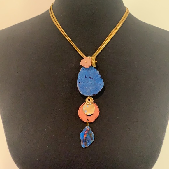 Treska Nebula Long Beaded Necklace Treska Nebula Long Beaded Necklace